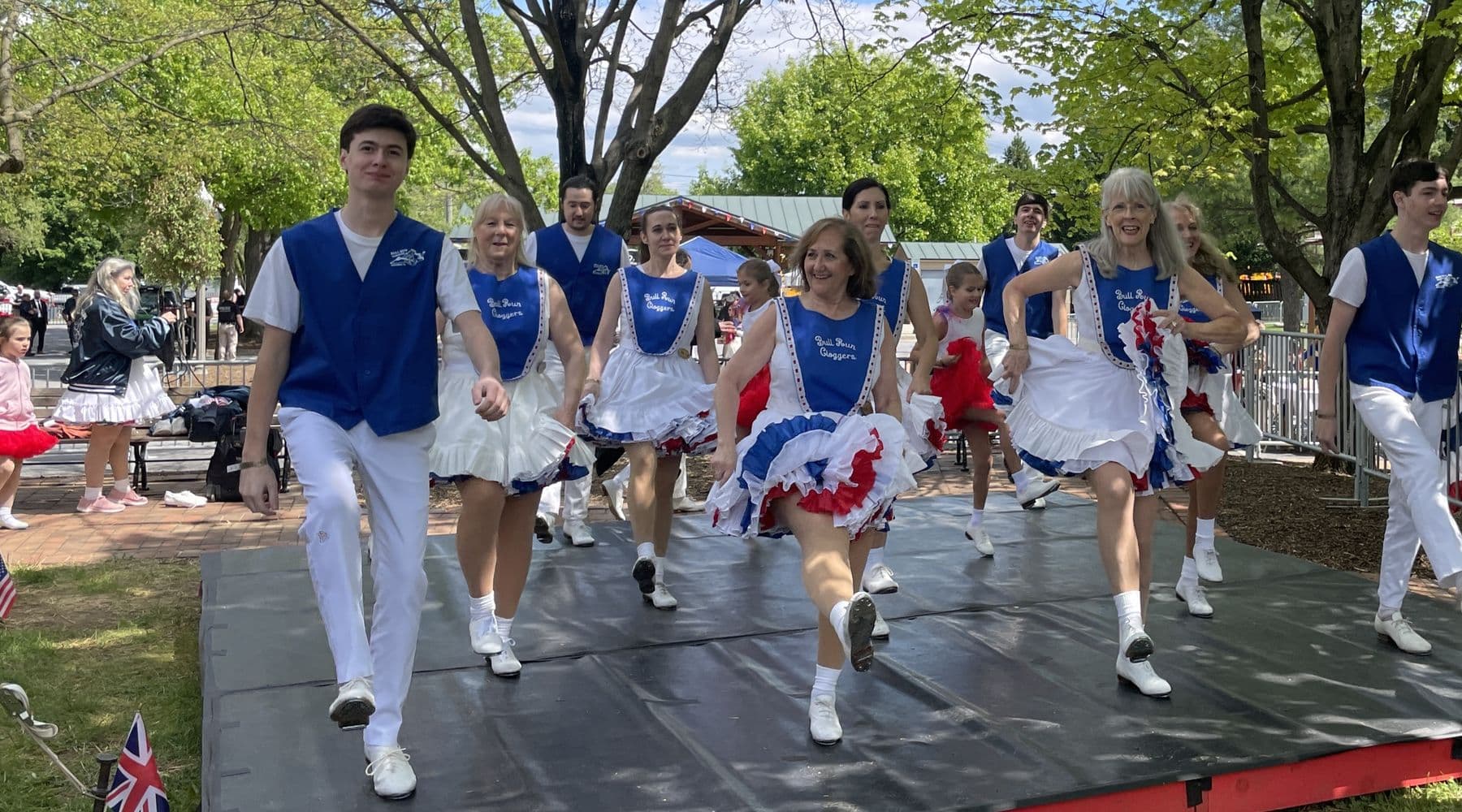 Dancing at the 250th Royal Block Party 2026