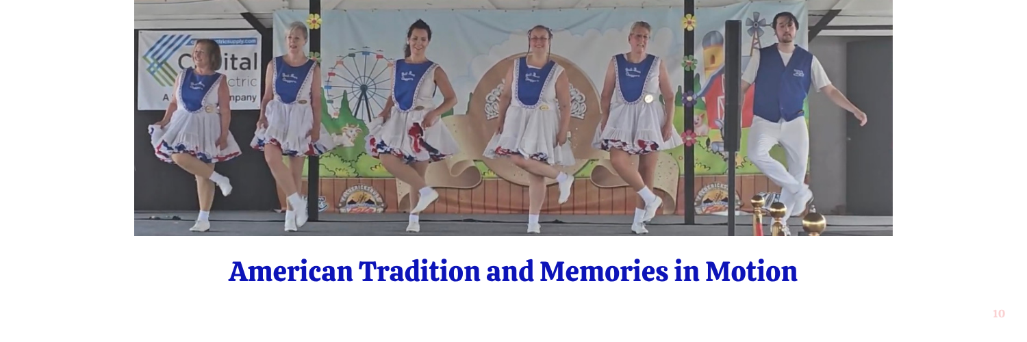 The Bull Run Cloggers Dancing