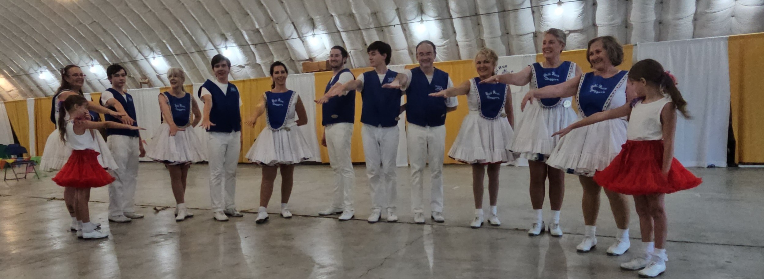 The Bull Run Cloggers Dancing